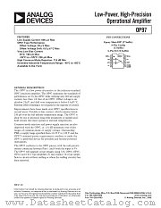 OP97ARC/883 datasheet pdf Analog Devices