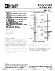 SSM2163S datasheet pdf Analog Devices
