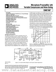 SSM2166P datasheet pdf Analog Devices