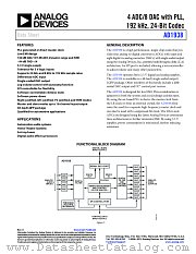 AD1938 datasheet pdf Analog Devices