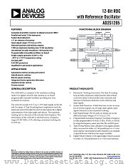 AD2S1205 datasheet pdf Analog Devices