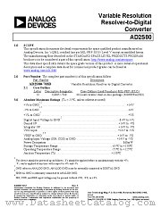 AD2S80S datasheet pdf Analog Devices