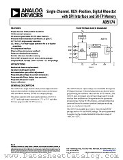 AD5174 datasheet pdf Analog Devices