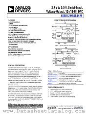 AD5542A datasheet pdf Analog Devices