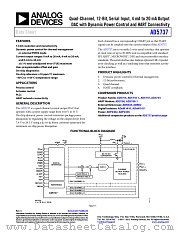 AD5737 datasheet pdf Analog Devices