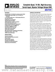 AD5744R datasheet pdf Analog Devices