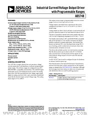 AD5748 datasheet pdf Analog Devices