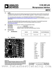 AD574S datasheet pdf Analog Devices