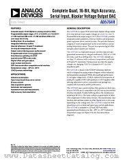 AD5764R datasheet pdf Analog Devices