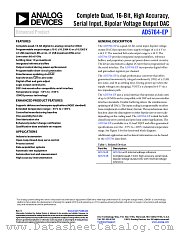 AD5764-EP datasheet pdf Analog Devices