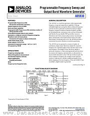 AD5930 datasheet pdf Analog Devices