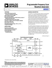 AD5932 datasheet pdf Analog Devices