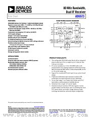 AD6673 datasheet pdf Analog Devices