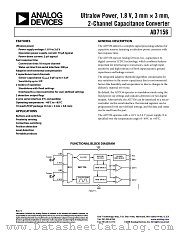 AD7156 datasheet pdf Analog Devices