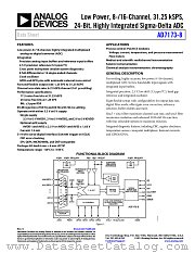 AD7173-8 datasheet pdf Analog Devices