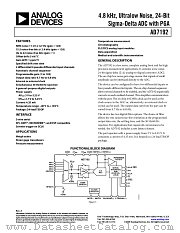AD7192 datasheet pdf Analog Devices