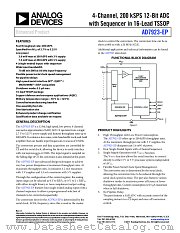AD7923-EP datasheet pdf Analog Devices