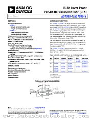 AD7988-1 datasheet pdf Analog Devices