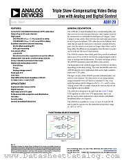 AD8120 datasheet pdf Analog Devices
