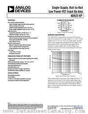 AD822-EP datasheet pdf Analog Devices