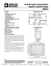 AD8235 datasheet pdf Analog Devices