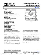 AD8372 datasheet pdf Analog Devices