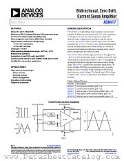 AD8417 datasheet pdf Analog Devices