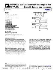 AD8432 datasheet pdf Analog Devices