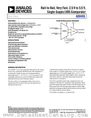 AD8465 datasheet pdf Analog Devices