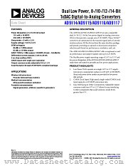 AD9117 datasheet pdf Analog Devices