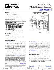 AD9129 datasheet pdf Analog Devices