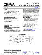 AD9121 datasheet pdf Analog Devices
