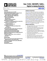AD9142A datasheet pdf Analog Devices