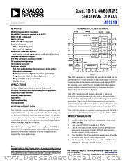 AD9219 datasheet pdf Analog Devices