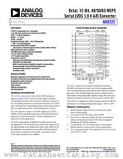 AD9222 datasheet pdf Analog Devices