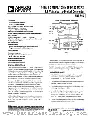 AD9246 datasheet pdf Analog Devices