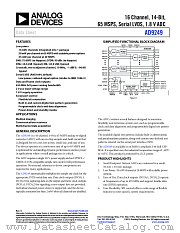 AD9249 datasheet pdf Analog Devices