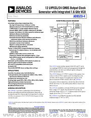 AD9520-4 datasheet pdf Analog Devices