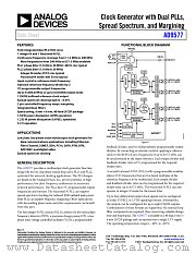AD9577 datasheet pdf Analog Devices