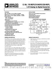 AD9626 datasheet pdf Analog Devices