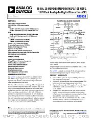 AD9650 datasheet pdf Analog Devices