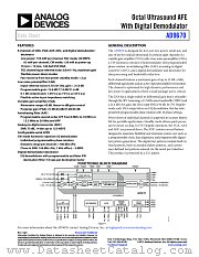 AD9670 datasheet pdf Analog Devices