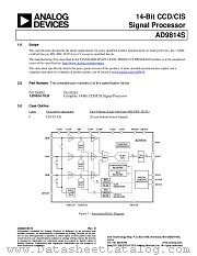 AD9814S datasheet pdf Analog Devices