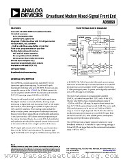AD9868 datasheet pdf Analog Devices