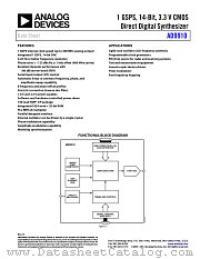 AD9910 datasheet pdf Analog Devices