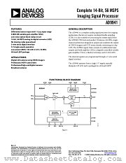 AD9941 datasheet pdf Analog Devices