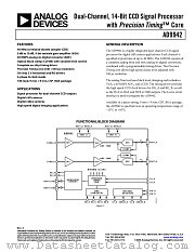 AD9942 datasheet pdf Analog Devices