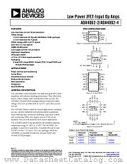 ADA4062-4 datasheet pdf Analog Devices