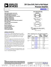 ADA4638-1 datasheet pdf Analog Devices