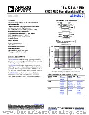 ADA4666-2 datasheet pdf Analog Devices